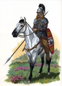 Gallic Cavalryman 1st Century BCE, by Johnny Shumate