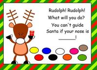 Rudolph! Rudolph! Color Poem for ActivBoard