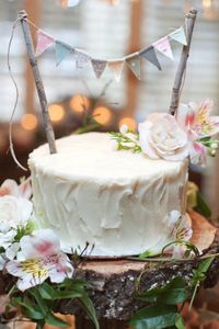 boho cake