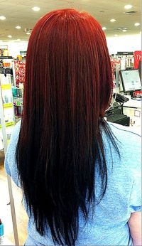 reverse ombre