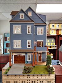 American Craftsman Wooden Dollhouse Kit, Scale One Inch