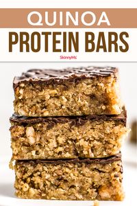 Quinoa Protein Bars are a great way to satisfy cravings while maintaining a healthy diet. They are low in calories and saturated fat, and they taste great!