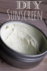 DIY Sunscreen Recipe - Easy, Effective, Non-Toxic - By Scratch Mommy