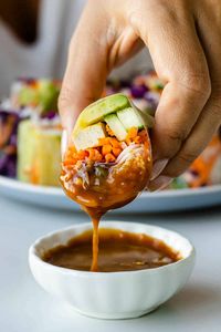 This Peanut Sauce recipe will be your new best friend. It's versatile, flavorful, and so easy to make. You will add it to everything!