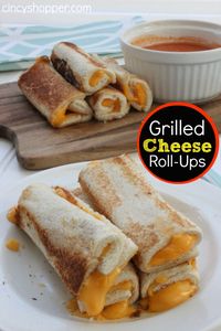 Grilled Cheese Roll-Ups. The kids and hubby loved these. I couldn't make them quick enough.