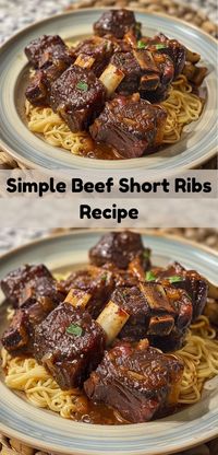 Craving something different from ground beef recipes? Our Simple Beef Short Ribs Recipe is a must-try. Enjoy these tender beef ribs, a perfect choice for easy crockpot beef rib recipes.