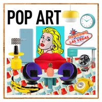 "POLYVORE POPART" by taronja-ec on Polyvore featuring interior, interiors, interior design, hogar, home decor, interior decorating, I Love Living, Smeg, Vornado y Surya