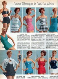 1940's Swimsuit catalog page