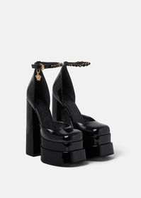 Black platform heels