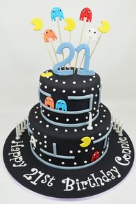 male 2 tier birthday cakes for adults - Google Search