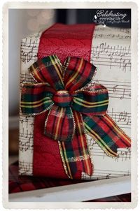 tartan bow....