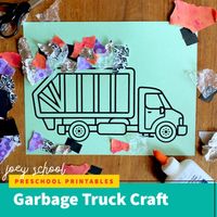 Instruct the children to make trash by cutting or tearing the bubble wrap and foil scrap paper. Talk about the duties of a waste collector.