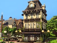 The Sims Resource - Coffee Shop with Apartments (NO CC)