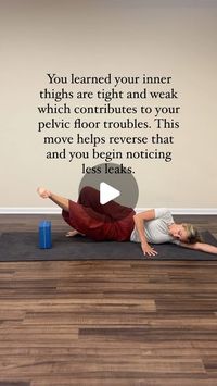 Mandy Froehlich, M.S., 500-RYT on Instagram: "Deep core and pelvic floor is directly linked to available adductor recruitment. This move helps improve it."