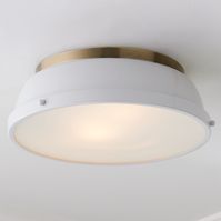 Enameled Dome Flush Mount Ceiling Light - Shades of Light