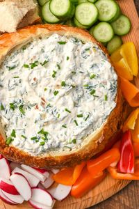 This easy Knorr Spinach Dip is a party favorite that takes only 10 minutes to prep! Serve it in a bread bowl for a beautiful presentation.