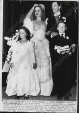 1945 John Carradine Sonia Sorel Hollywood Wedding   Press Photo 50