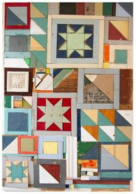 Wood Quilts: Works by Laura Petrovich-Cheney - Details — NEW ENGLAND QUILT MUSEUM