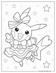 38 Pikachu Coloring Pages (Free PDF Printables)