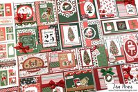 30 Christmas Cards from 6 x 6 Paper Pad | Carta Bella | Christmas Cheer – Lisa Mears Designs