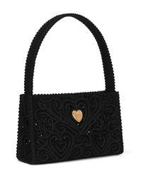 Dolce & Gabbana Cordonetto Shoulder Bag | Black | FARFETCH AE