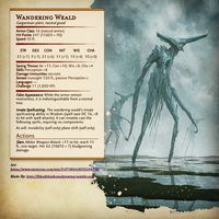 𝕯𝖚𝖓𝖌𝖊𝖔𝖓𝖘 𝖔𝖋 𝕯𝖔𝖔𝖒 on Instagram: “At first glance, a passerby can miss a Wandering Weald, despite the creature’s gargantuan size. This monster is apt to blending in with…”