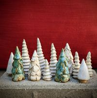 Mini Pottery Tree Small Holiday Trees Christmas Miniature - Etsy