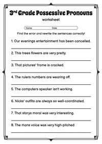 Improve your child's grammar skills with our free possessive nouns printable worksheets. Download and print these worksheets today to help your child master the concept of possessive nouns. Get started on enhancing your child's language skills now! #GrammarSkills #PrintableWorksheets #EducationResources #freepossessivenouns