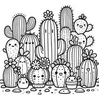 Discover the Whimsy of the Desert: Free PDF Coloring Pages for Kids