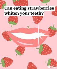 🍓 Some sites actually recommended using strawberries to make a whitening paste with baking soda, claiming the berry's malic acid was a natural remedy. So, does it work? Find out! #strawberries #beautyhacks #beautytips