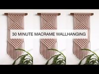 Check out this collection of 11 Beginner Friendly Macrame Wall Hanging Tutorials! Video is the best way to learn macrame and here are 11 ideas to inspire you.