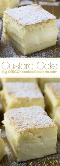 Vanilla Magic Custard Cake is melt-in-your-mouth soft and creamy dessert.