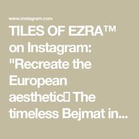 TILES OF EZRA™ on Instagram: "Recreate the European aesthetic✨ The timeless Bejmat in Snow and Clay from our Zellige Basic Range effortlessly transforms your home into a European-inspired haven. 

Head to our website to request your sample 🌟 

Tile: EZR1525 in Snow and Clay ~ interior architecture and styling @studio_ezra @georgia.ezra photo credit @dylanjamesphoto  
#TileTransformation #MoroccanZellige #EuropeanElegance #handmadetiles #TileTransformation #InteriorDesignInspo #KitchenMakeover #interiors #homedecor #homereno #kitchen #bathroom #interiorinspo #homediy #houserenovation #fyp #decor #walldecor  #tilesofezra #moroccantiles #moroccantile #morocco #handmadetiles #terracotta #limestone #clay #melbournetiles #zelligetiles #handcrafted  #handmadetile  #backsplash"