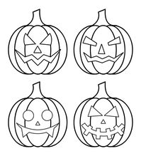 Halloween Jack O Lantern Templates