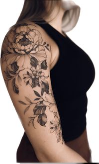 best half sleeve upper tattoo for women