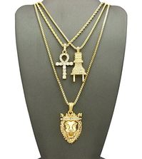 NEW ANKH CROSS, POWER PLUG & KING LION PENDANT & CHAINS N... https://www.amazon.com/dp/B01H0QD6W0/ref=cm_sw_r_pi_dp_U_x_fQQPDbN1PKYMQ