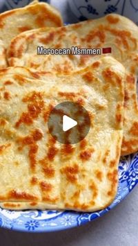 Aysha Begum on Instagram: "Moroccan Msemen 🇲🇦✨ absolutely delicious for breakfast, save, share and follow for more easy recipes. 

#msemen #morocco🇲🇦 #flatbread #breakfast #breakfastideas #bread #nobakerecipe #food #explorepage #réel"