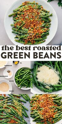 Roasted Green Beans are my favorite way to enjoy this vegetable! Just a few seasonings and a hot oven, and you’ll be amazed just how truly delicious green beans can be!