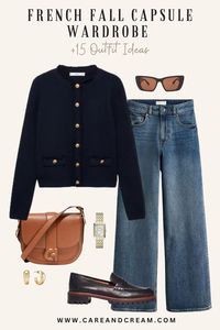 French Fall Capsule Wardrobe Essentials +15 Outfit Ideas