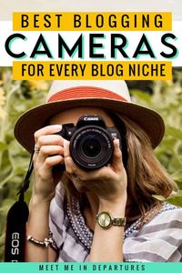 A detailed guide to 14 of the best cameras for bloggers. Discover the perfect blogging camera, regardless of your niche or budget! Learn about the best camera for blogging, with this detailed blog camera review | best cameras for bloggers | best camera for blogging | blogger cameras | best camera for travel blogging | best camera for food blogging | best camera for vlogging #blogging #bossbabe #travelblogger #digitalnomad #vloggerlife