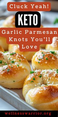 Craving garlic bread on a keto diet? These Keto Garlic Parmesan Knots are the perfect low-carb solution! They're cheesy, buttery, and so easy to make—ready in just 30 minutes. Perfect for a snack, side dish, or appetizer. Gluten-free and full of flavor!