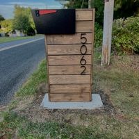 Modern Mid Century Mailbox Instructions - Etsy