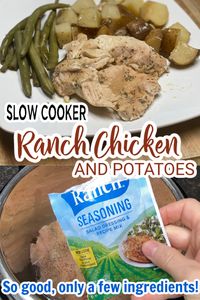 RANCH CHICKEN AND POTATOES - SLOW COOKER - Family Dinner Delights