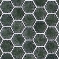 With our exclusive, eco-friendly Nabi Glass Burst Capri Hexagon Mosaic Tile, you can make a style and sustainability statement. This handcrafted, cracked glass tile has Victorian-era undertones yet looks equally at home in contemporary settings.