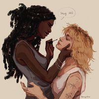 hmyrine on tumblr | harry potter marauders era fanart | dorcas meadowes + marlene mckinnon