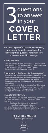 Cover Letter Tips - Outline. How to write a cover letter.