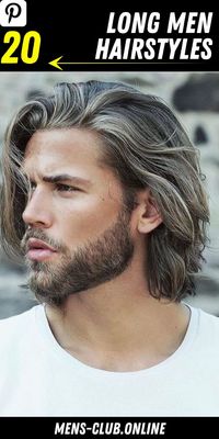 Long Hairstyles for Men to This Summer - Wavy or Messy: Straight and Curly Hair for Medium Long