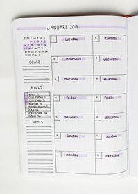 Weekly Spread Ideas For Your Bullet Journal – Sidereal Life