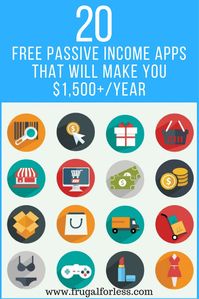 20 Passive Income Apps that will make you $1,500+ per year in extra income. Most of these apps require almost no time to maintain - all you have to do is install and remember to cash out. Passive income apps | saving money apps | money management apps | single mom jobs #makemoney #makemoneyonline #makemoneyfromhome