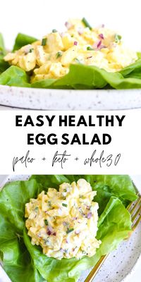 Easy & Healthy Egg Salad - Paleo, Keto, Whole30 - The Bettered Blondie